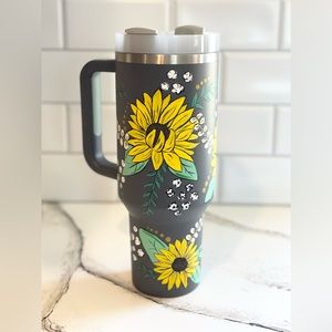 Hand painted Stanley 40 oz quencher